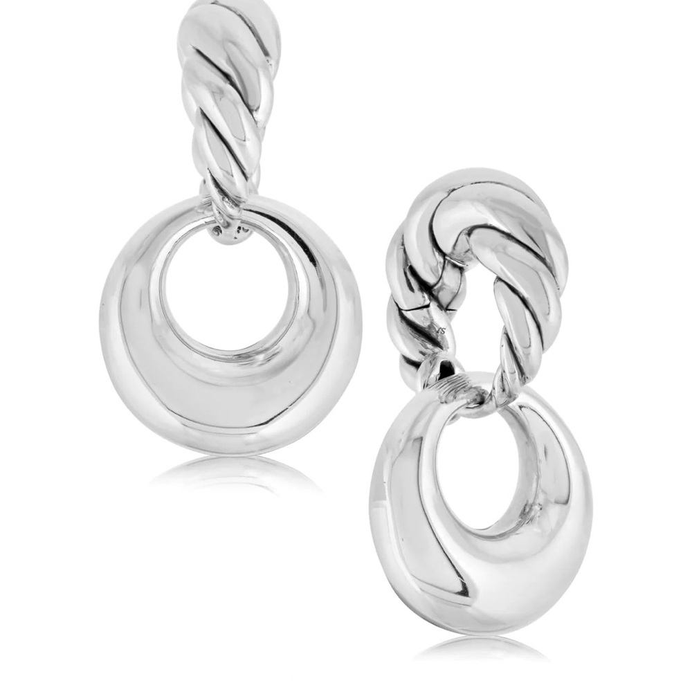 Estate David Yurman Pure Drop Hoop Earrings